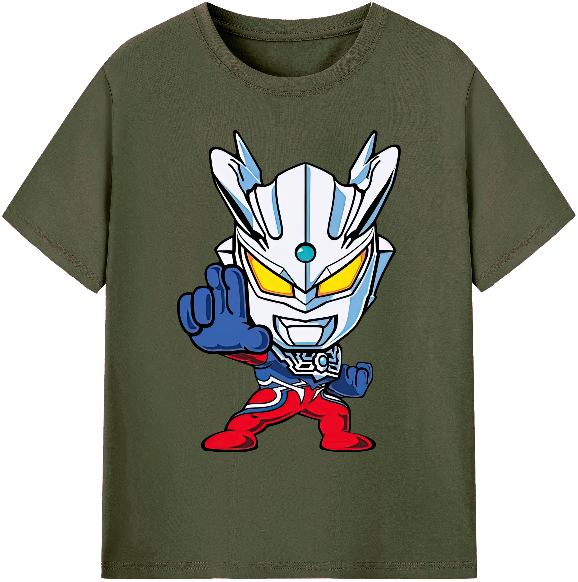 （画像用） ウルトラマン Ultraman 綿100％ メンズ半袖Tシャツ｜肌触りやわらか＆通気性